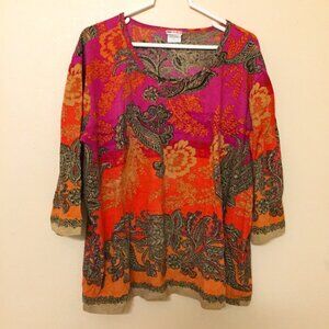 Ladies American Sweetheart Blouse 100% Cotton 3XL